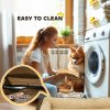 PawHut Dog Sofa Bed Pet Bed Dog Mattress with Removable Washable Cover, Anti-Slip Bottom, for Large Sized Dogs, 120L x 80W x 22Hcm - Brown