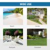 Outsunny 2 Man Pop-up Tent Beach Tent Sun Shelter w/ Windows Doors Hook Sandbags UV Protection Waterproof Outdoor Adventure Garden, Sky Blue