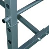 HOMCOM Heavy Duty Adjustable Multi Gym Chest Leg Arm Weight Bench w/4 Incline Postions - Black/Silver