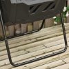 Outsunny 160L Tumbling Compost Bin Outdoor Dual Chamber 360 Rotating Composter, Garden Compost Bin w/ Sliding Doors & Solid Steel Frame, Black