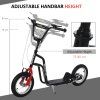 HOMCOM Stunt Scooter, Kids Scooter, 12
