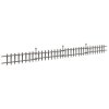 Outsunny Decorative Garden Fencing, 4PCs Outdoor Fence Panels, Wooden Landscape Flower Bed Border Edging, Grey