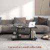 HOMCOM Modern TV Cabinet Stand Storage Shelves Table Mobile Bedroom Furniture Bookshelf Bookcase 