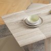 HOMCOM Folding Dining Table, Extendable Kitchen Table for Small Space, Drop Leaf Table for 2-4 People, Oak