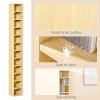 HOMCOM 204 CD Storage Unit, Storage Tower with 12 Cubes, 175cm Tall Bookcase for Living Room, Home Office, Study Room