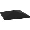 Outsunny 3 x 3(m) Gazebo Canopy Replacement Cover, Garden Gazebo Roof Replacement with Drain Holes, Water Resistant PVC Coating, 370g/ UPF30+, TOP COVER ONLY