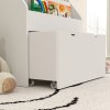 AIYAPLAY Kids Bookshelf, Bookcase Toy Storage Organizer with 3 Tier Shelves, Drawer, for Bedroom, Nursery, Playroom, Classroom, White