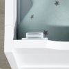 ZONEKIZ 2 In 1 Wooden Toy Box, Kids Storage Bench, Toy Chest with Safety Rod - Grey