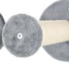 PawHut 5Pcs Cat Wall Furniture with Perch, Cat House, Scratching Post, Wall-Mounted Cat Tree for Indoor Cats - Grey
