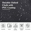 Outsunny Single Person Camping Bed Folding Cot Outdoor Patio Portable Military Sleeping Bed Travel Guest Leisure Fishing with Side Pocket and Carry Bag - Black