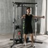SPORTNOW Home Gym Machine, Multifunctional Gym Equipment with High and Low Pulleys, Pull Up Bar, 15-Position Adjustable Strength Training Workout Station for Full Body Fitness
