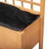 Outsunny Wooden Planter Boxes, Raised Garden Bed Elevated Planter with 2 Shelves for Flower Herb Vegetable Outdoor/Indoor, 105x40x135cm