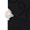 HOMCOM Portable Wardrobe for Bedroom, 12 Cube Closet with 2 Hanging Rails, Modular Storage Cabinet, Plastic Armoire for Space Saving, White and Black
