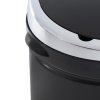 HOMCOM 50L Sensor Bin for Kitchen Waste Automatic Dustbin Motion Detection Dustbin Stainless Steel Rubbish Can with Bucket, Black