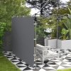 Outsunny Gazebo Side Panel, Canopy Sidewall Panel with 4 Mesh Bags and 2 Storage Pockets for 3 x 3 m Straight Leg Pop Up Gazebos, 1 Pack Sidewall Only, Grey