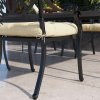 Outsunny Set of 4 Outdoor Seat Cushions with Ties, Water Repellent Seat Pads for Dining Chair, Swing, Sofa, 48 x 48 x 10 cm