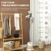 HOMCOM Clothes Steamer, Upright Garment Steamer Wrinkle Remover with Large 1.8L Water Tank, Adjustable Height, for Home Clothing, Curtains, Wedding Dresses, Silk, Sofa, Gold Tone