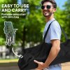Outsunny Folding Camping Chair for Adults, Portable Padded Folding Chair with Cup Holders, Side Pockets and Carry bag for Picnic, Hiking, Fishing, Olive Green