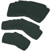Outsunny Replacement Cushion Covers for Garden Sofa Set, Garden Rattan Sofa Cushion Polyester Cover Replacement Outdoor - No Cushion Included, Grey