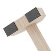 SPORTNOW Push up Handles, Wooden Parallettes Bars with Non-Slip Base, Calisthenics Equipment for Home, Gym, Fitness, Exercise