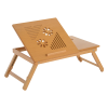 HOMCOM Portable Laptop Desk Notebook Tray PC Bed Table with Drawer Adjustable & Foldable (55L x 35W x 22-32.5H (cm))