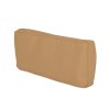 Outsunny Replacement Cushion Covers for Garden Sofa Set, Garden Rattan Sofa Cushion Polyester Cover Replacement Outdoor - No Cushion Included, Beige