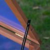 Outsunny Wooden Cold Frame, Small Polycarbonate Greenhouse for Plants with Openable & Tilted Top Cover, Brown, 100 x 65 x 40cm