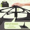PawHut Foldable Dog Cat Tent, Portable Pet Playpen with Water-Resistant Oxford Cloth, Carry Bag, Exercise Tent for Extra Large Dog, Cat, Indoor Outdoor Use, Green