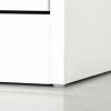 HOMCOM Shoe Cabinet with 4 Flip Drawers Wood Tipping Bucket Narrow Storage Cupboard with Adjustable Shelf Hall Organizer for Entrance Foyer White