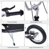 HOMCOM Kids Scooter, Teen Kick Scooter with Rubber Wheels, 16