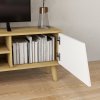 HOMCOM TV Stand Cabinet, TV Unit for TVs up to 65