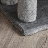 PawHut Pet Stairs, Cat Tree Climb Ladder with 3-step Stair, Scratching Posts, Platforms, Toy Ball, for Indoor Cats, Grey