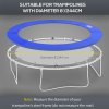 HOMCOM 244cm Trampoline Pad Pads Replacement Trampoline Accessories Safety Surround Pads Padding - 8ft Blue