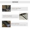 Outsunny Outdoor Garden Umbrella Table Screen, 2.3 m Parasol Bug Mosquito Net Cover with Zipped Door, Patio Mosquito Netting Cover with Water Fillable Tube at Base, Black