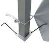 Outsunny 4m x 3(m)Garden Gazebo, Double Roof Outdoor Gazebo Canopy Shelter with Curtains, Solid Steel Frame for Patio, Garden