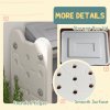 AIYAPLAY Kids Toy Storage Units, 3 Tier Toys Storage Organiser with 6 Storage Boxes, for Bedroom, Playroom, Nursery, 76 x 37 x 60cm, Grey