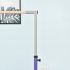 HOMCOM Height Adjustable Gymnastics Horizontal Bar For Kids Home Gym Training Children Junior Kip High Bar Fitness, Purple