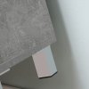 kleankin Under Sink Cabinet, Bathroom Vanity Unit, Storage Cupboard with Adjustable Shelves, White and Grey