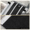 HOMCOM 2PCS Telescopic Wheelchair Ramps, 2.5-4FT/ 75-122cm, 270kg, Folding Aluminium Door Threshold Ramps for Home, Mobility Scooters, Doorways, Steps, Stairs, with Non-slip Surface, Carrying Bag