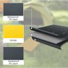 Outsunny Self-Inflating Camping Mat Sleeping Pad, 5cm Thick Single Air Mattress with Carry Bag for Hiking, Camping, Travel, 200 x 65cm, Grey