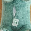HOMCOM Kids Toddler Rocking Horse Plush Ride On Triceratops Rocker Wooden Base W/ Sound for 3-6 Years Green