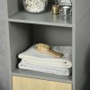 kleankin Tall Bathroom Cabinet, Free Standing Bathroom Storage Cabinet Cupboard with Door and Adjustable Shelves for Kitchen, Living Room