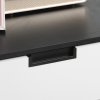 HOMCOM Chest of Drawers, 4 Drawers Cabinet Storage Organiser Unit with Handles for Bedroom, Living Room, White and Black