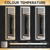 HOMCOM Full Length Mirror with LED Light, 120 x 40cm Long Wall Mirror with 3 Colour, Smart Touch, for Living Room, Bedroom, Hallway