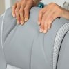 HOMCOM Executive Office Chair, PU Leather High Back Desk Chair, Swivel Computer Chair with Adjustable Height and Tilt Function, Grey
