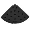 Outsunny 4PCs Parasol Bases, Patio Umbrella Weights for Parasol, Wicker Effect HDPE Water and Sand Filled Garden Umbrella Base with Built-in Handles, Black