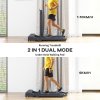 HOMCOM Walking Pad Treadmill, 2.5HP Folding Treadmill, Portable Under Desk Treadmill, Running Jogging Walking Machine, 1-10KM/H, with Remote Control and LED Display