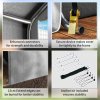 Outsunny 2 x 2 x 2 m Garden Shed Tent, Outdoor Storage Shed for Bike Motorbike Tool with Galvanised Steel Frame, Waterproof & UV-Resistant, Grey