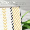 Outsunny Rattan Folding Chair Outdoor Set of 2, 5-Position Adjustable Wicker Garden Dining Chair with High Backrest, Wide Armrest, for Patio, Terrace, Balcony, Orange