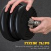 SPORTNOW 25kg Barbell Weights Set, Adjustable Gym Weights up to 80kg with 4ft Curl Bar and Non-slip Handle for Home Gym, Exercise, Weight Strength Training